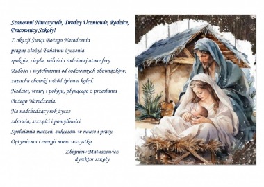 Życzenia Dyrektora Szkoły 2025